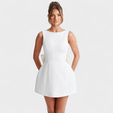 Carrie | Mini haljina s bisernom trakom