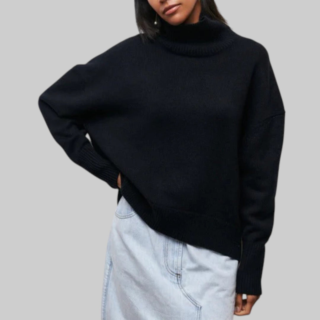 Amélie - Oversize pamučna majica s okruglim izrezom prema dolje