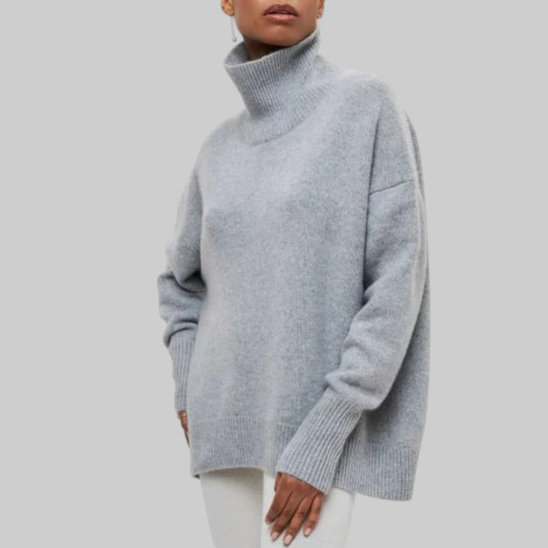Amélie - Oversize pamučna majica s okruglim izrezom prema dolje