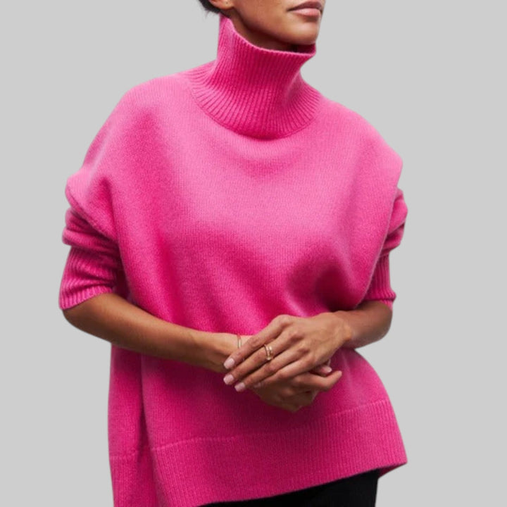 Amélie - Oversize pamučna majica s okruglim izrezom prema dolje
