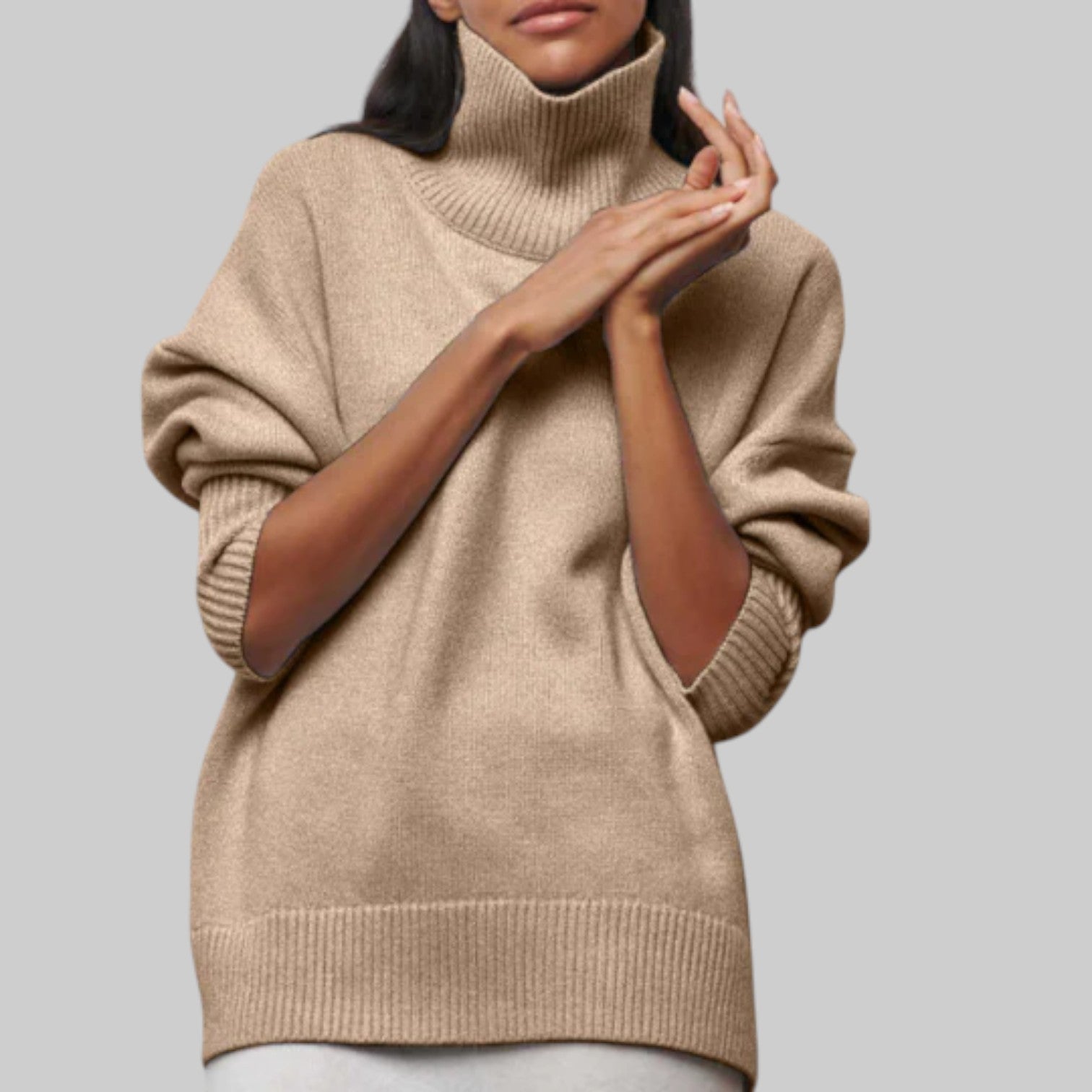 Amélie - Oversize pamučna dukica s okruglim izrezom