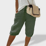 Mariana ｜ Lagani laneni šorc od pamuka i lanenog materijala