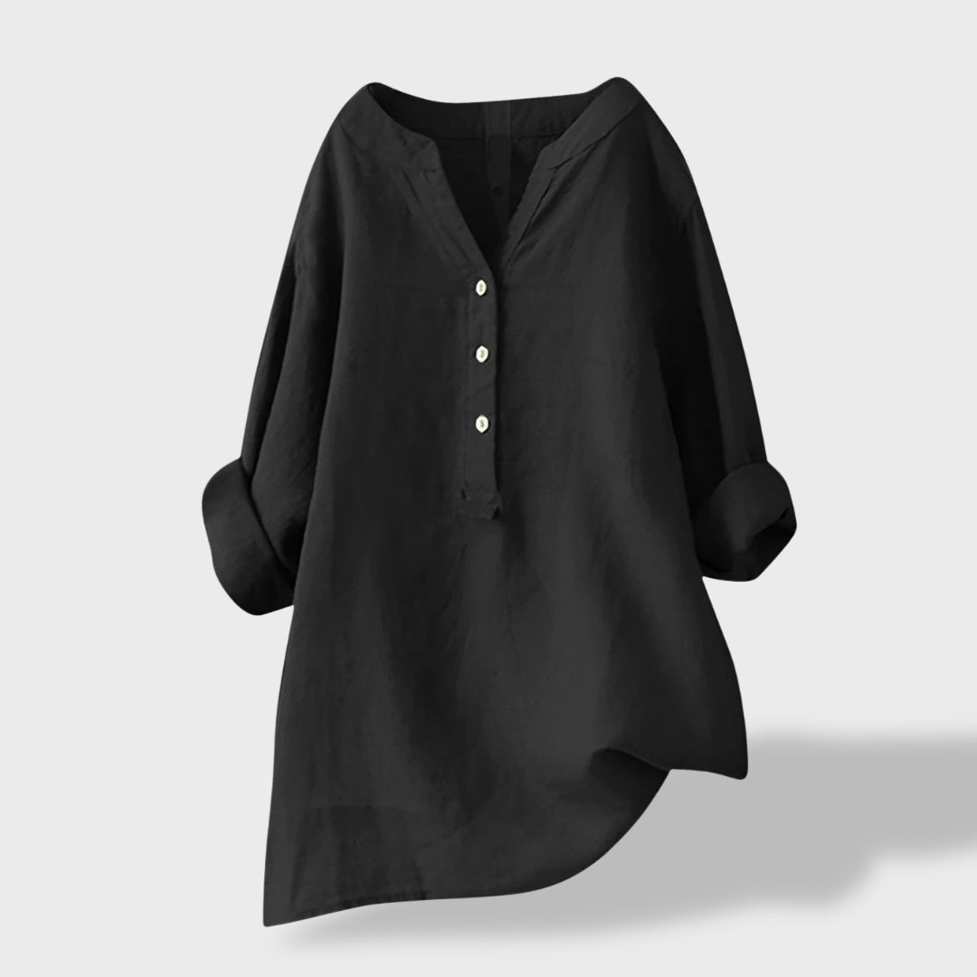 Beatriz｜Lagana ljetna košulja od lana