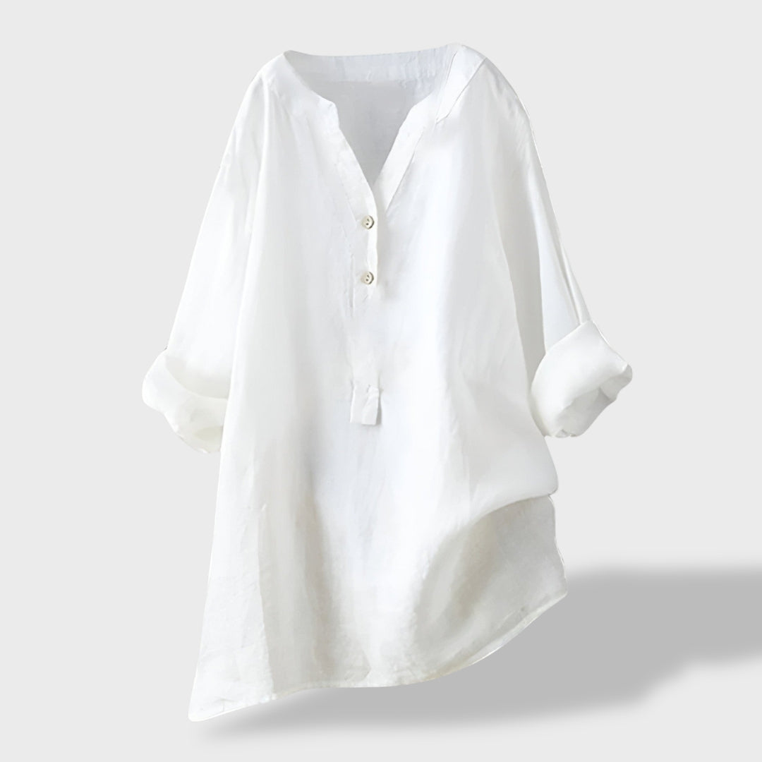 Beatriz｜Lagana ljetna košulja od lana