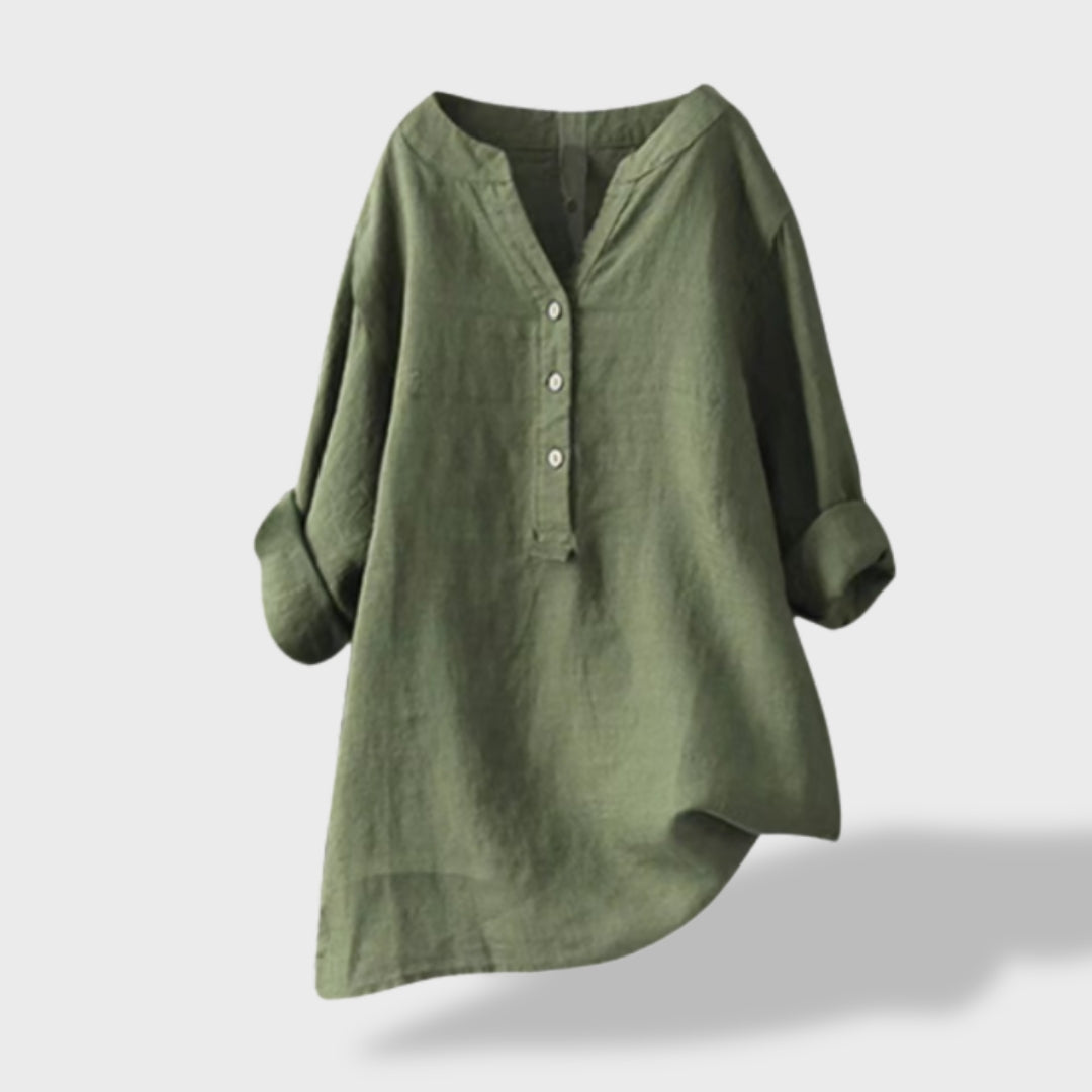 Beatriz｜Lagana ljetna košulja od lana