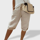 Mariana ｜ Lagani laneni šorc od pamuka i lanenog materijala