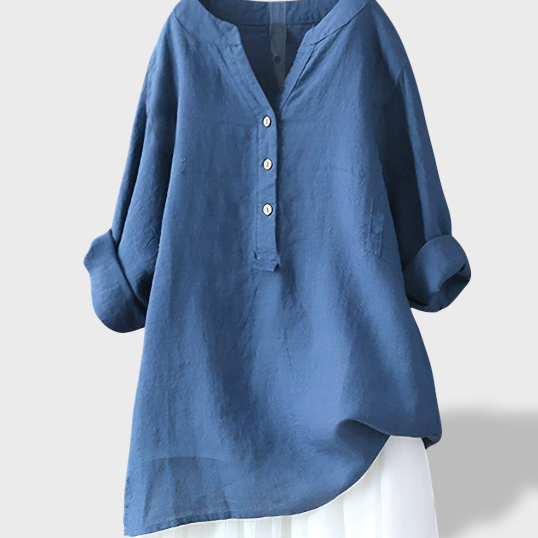 Beatriz｜Lagana ljetna košulja od lana