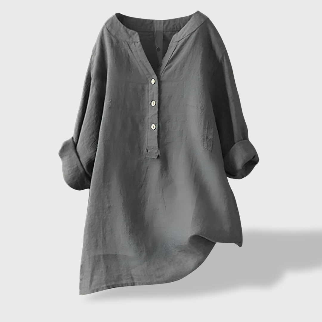 Beatriz｜Lagana ljetna košulja od lana