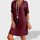 Vitória | Ljetna svježa lanena haljina