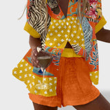 Norellia | Ljetni lagani i svestrani kratki set od lanene tkanine