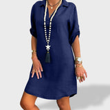 Vitória | Ljetna svježa lanena haljina