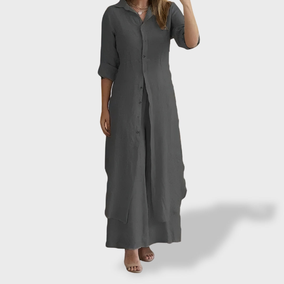 Vivenne | Set od dva komada od luksuznog lanenog materijala