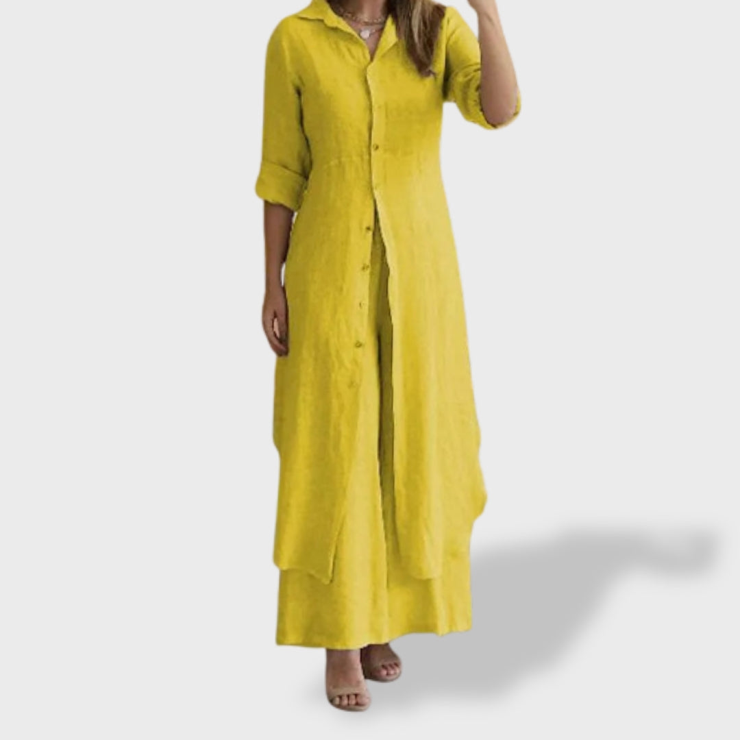 Vivenne | Set od dvije komade luksuznog lanenog tekstila