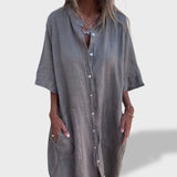 Ležerna haljina Beatriz od lana