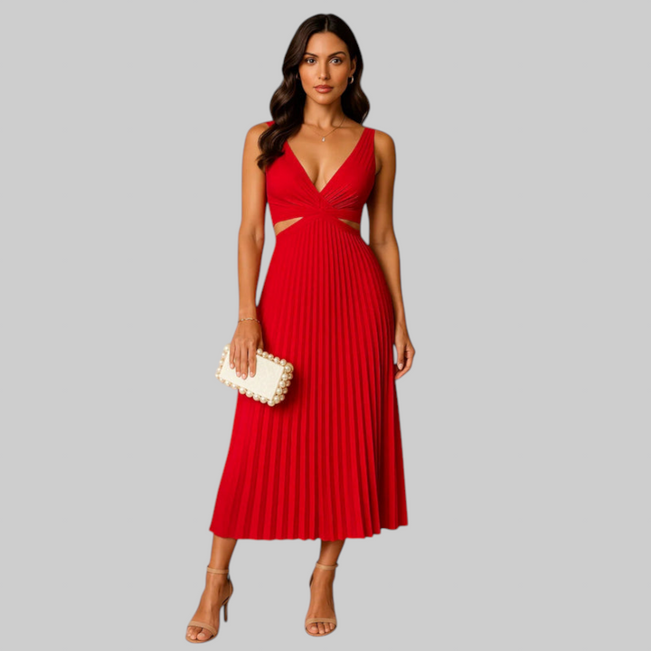 Lara – Elegantna plisirana večernja haljina