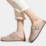 Aubree | Muške i ženske mokasinke od velura s podesivom kopčom