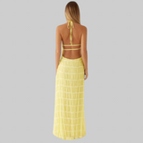 Edmea – Elegantna maxi haljina s naramenicama