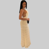 Edmea – Elegantna maxi haljina s naramenicama