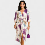 Larissa - Prekrivena haljina s preklopom