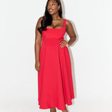 Amélia | Viskozačka Midi haljina bezvremenog i fluidnog kroja