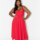 Amélia | Viskozačka Midi haljina bezvremenog i fluidnog kroja