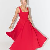 Amélia | Viskozačka Midi haljina bezvremenog i fluidnog kroja