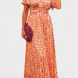 Sandra | Elegantna maxi haljina s V izrezom