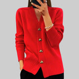 Adele - Elegantna kardigan s gumbima u obliku srca