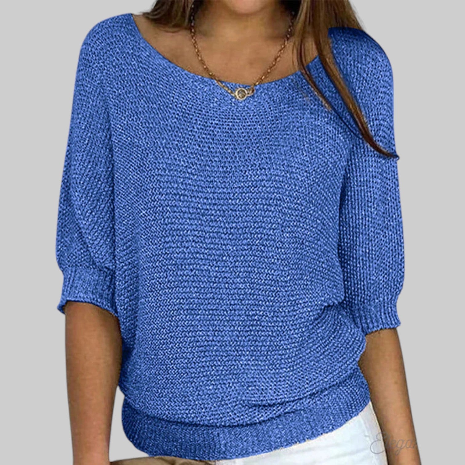 Luigia - Elegantna pleteni izvijeni džersej