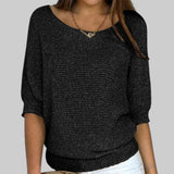 Luigia - Elegantna pleteni izvijeni džersej